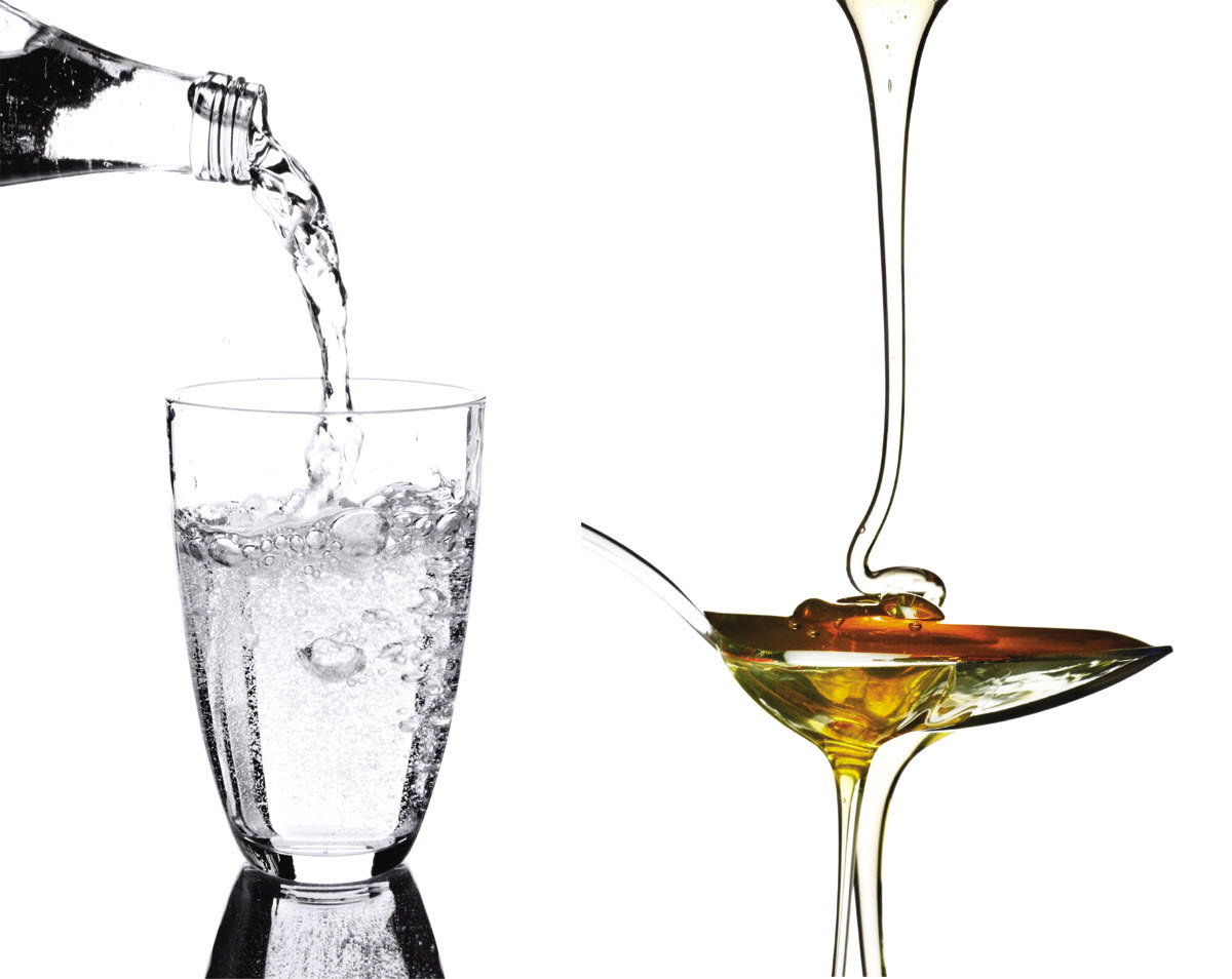 Kinematic Viscosity-Oil vs Honey