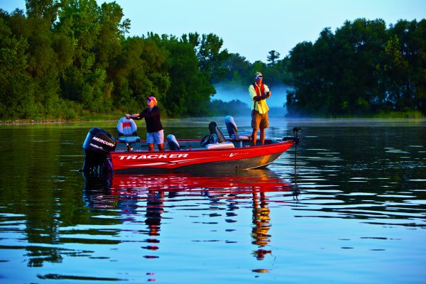 Tracker Boat Fishing Mercury