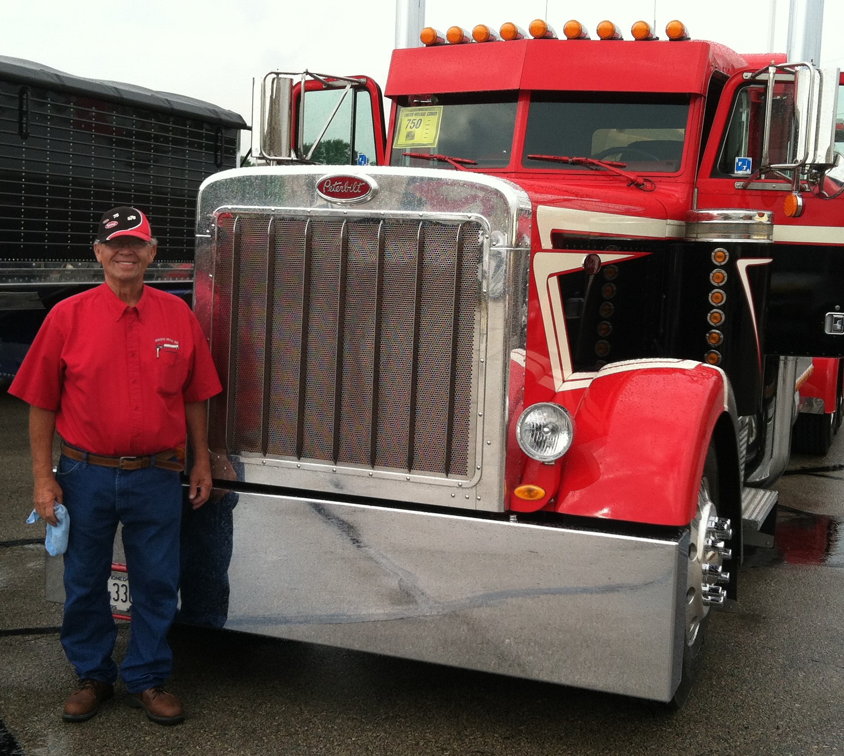 Hard Working American Trucker