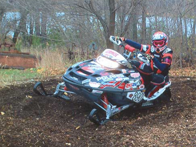 Practice Sled Survives on AMSOIL