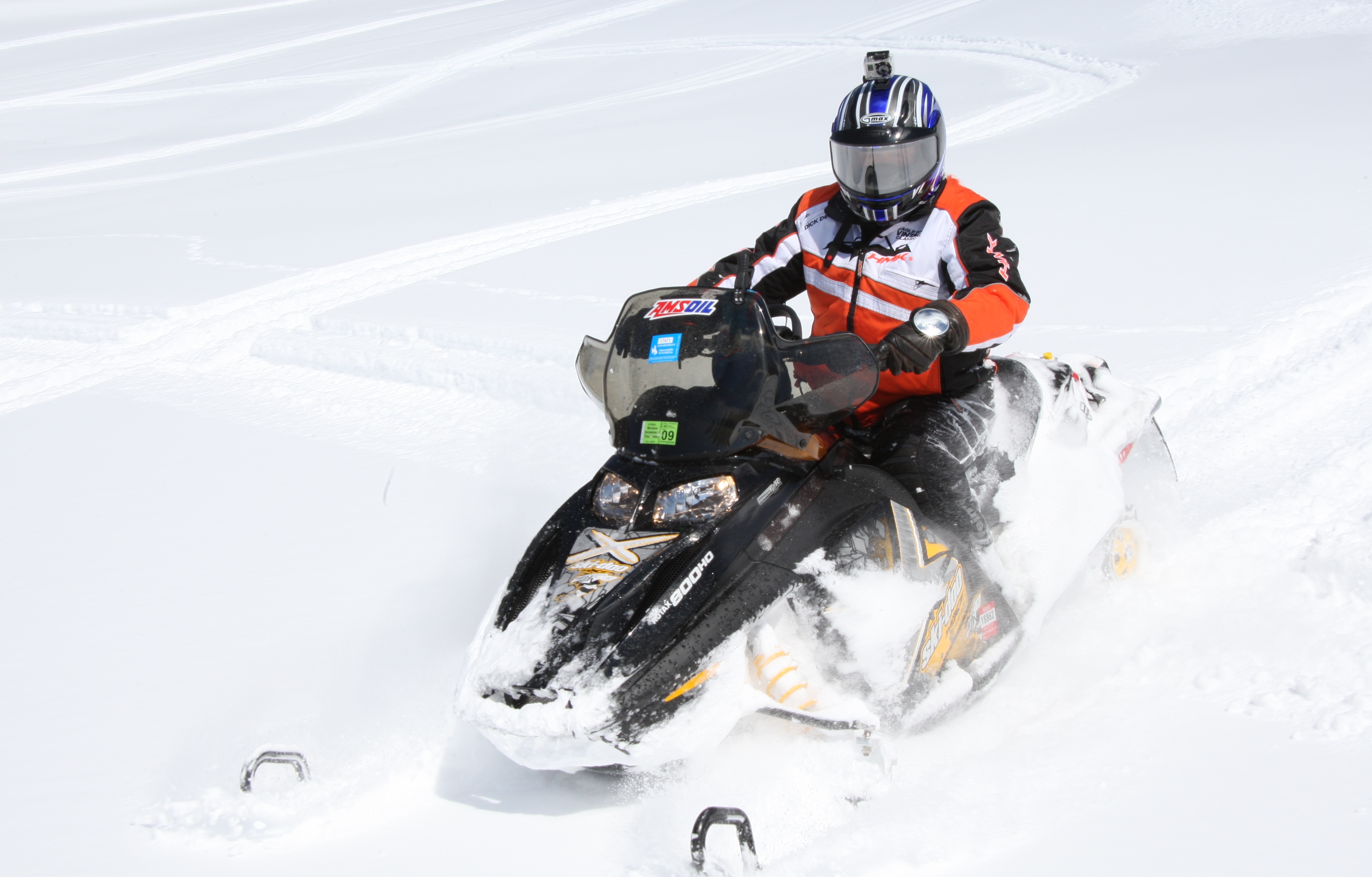 Snowmobiling