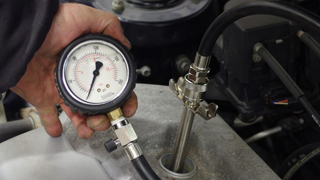 What is the compression pressure measurement for and how to do it