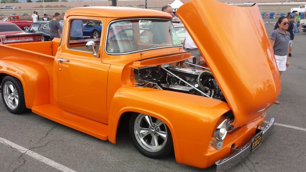 custom show truck at show
