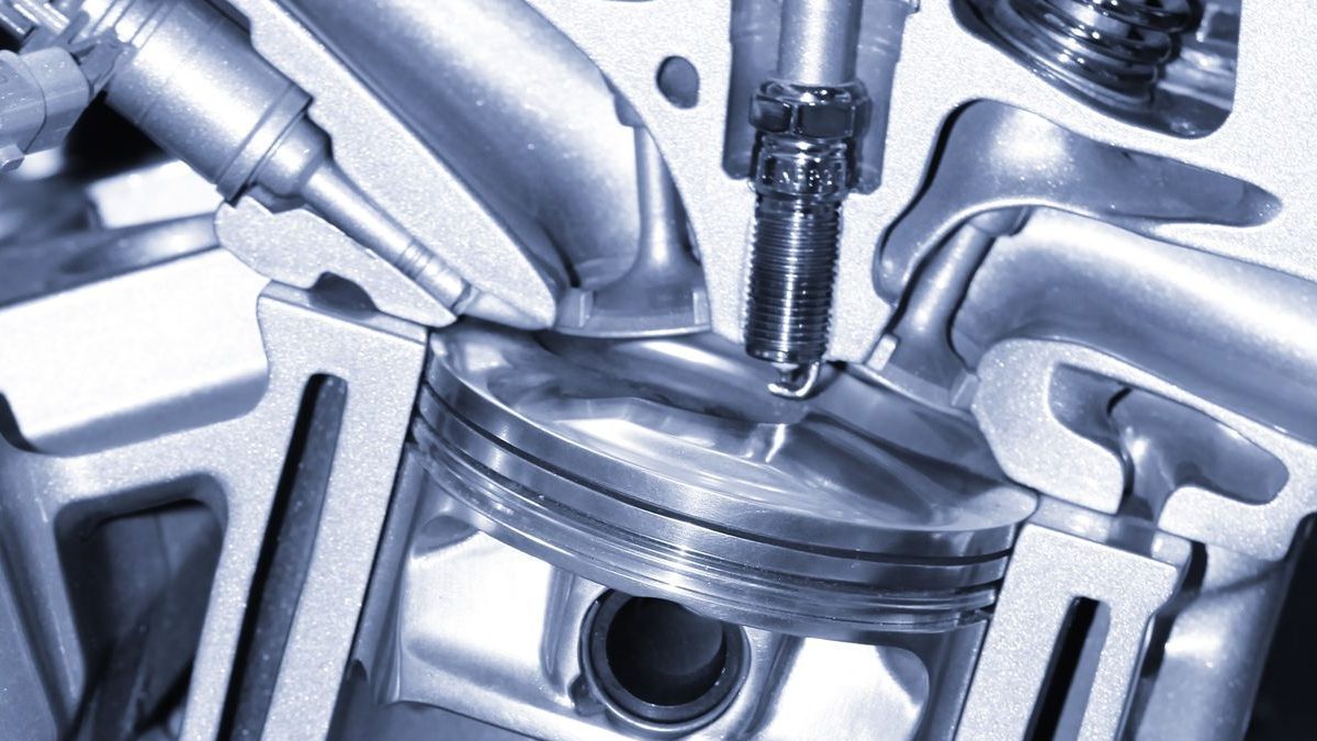 In ad GDI, the fuel injectors are located in the fiery cauldron of the combustion chamber.