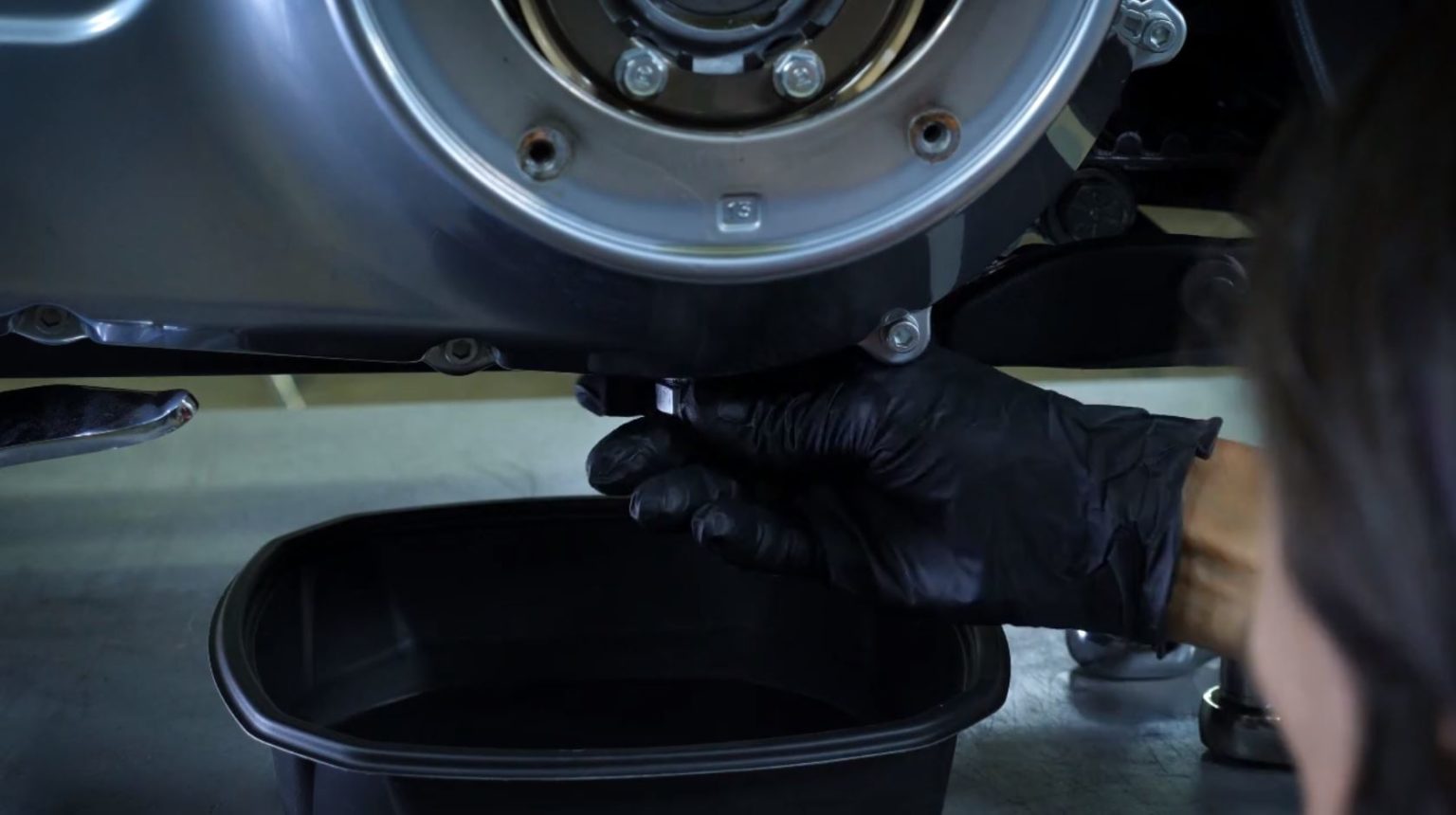 Harley Davidson Motorcycle Primary Change AMSOIL Blog