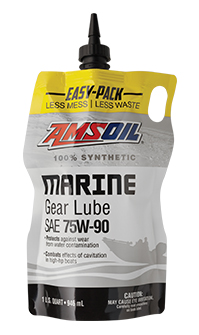 AMSOIL synthetic marine gear lube. 