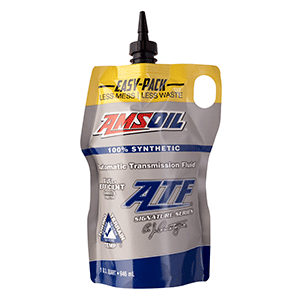 AMSOIL Synthetic Transmission Fluid.