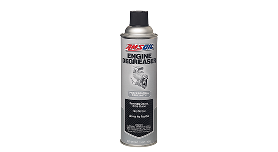 A can of AMSOIL Engine Degreaser.