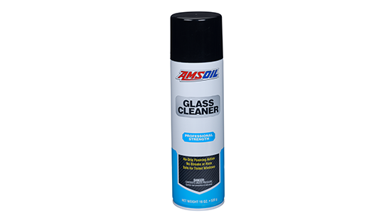 Can of AMSOIL Glass Cleaner.