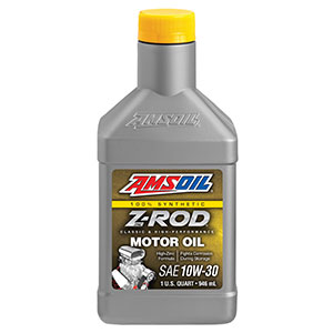 AMSOIL high-zinc Z-ROD motor oil.