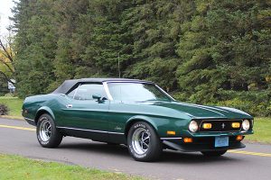 Green Ford Mustang