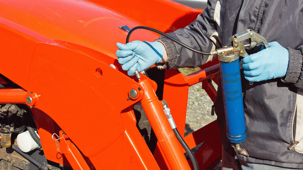 How to use a grease gun