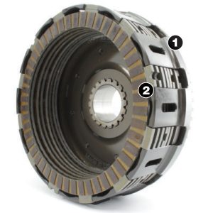 Motorcycle and dirt bike wet clutch.