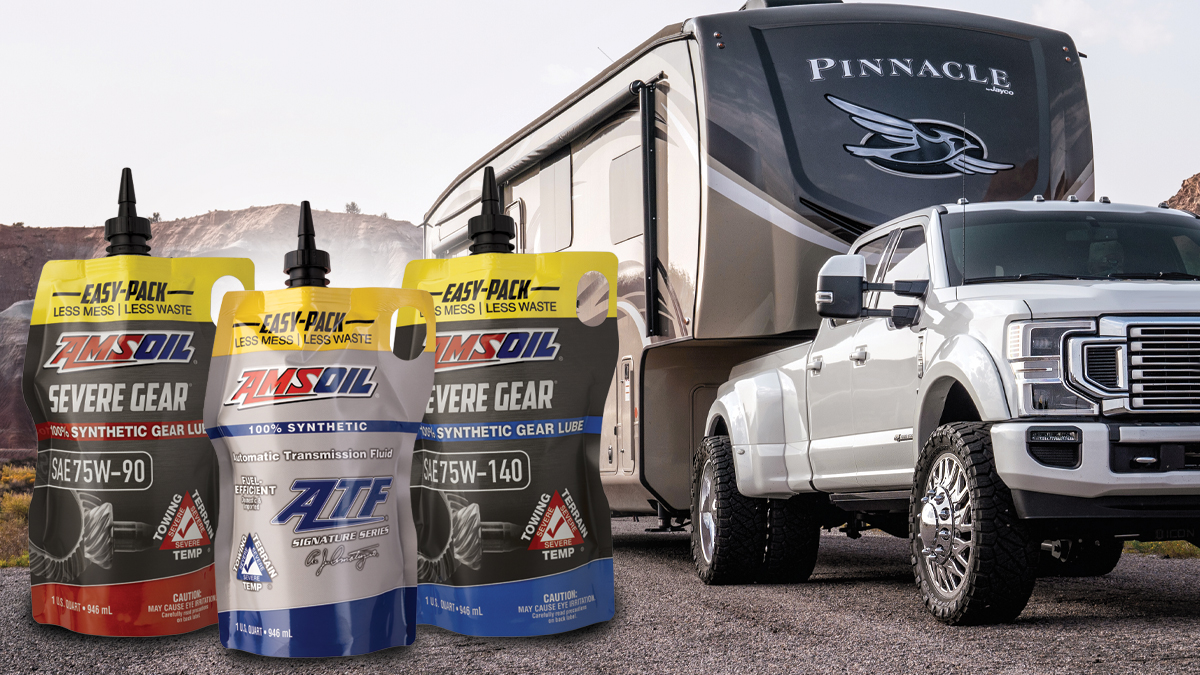 AMSOIL SEVERE GEAR Gear Lube and Signature Series ATF can manage extreme loads.