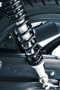 Test used motorcycle suspension before buying. 