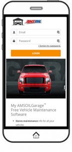 MyAMSOILGarage is the perfect free car maintenance tracker. 