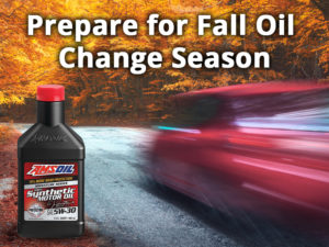 Prepare for Fall Oil Change Season