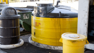 Used motor oil disposal