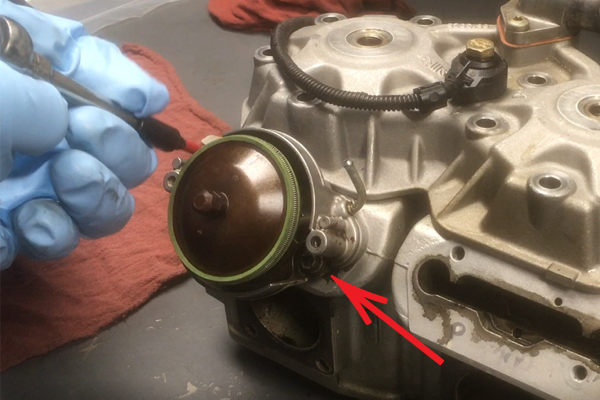 Remove exhaust power valve assembly.
