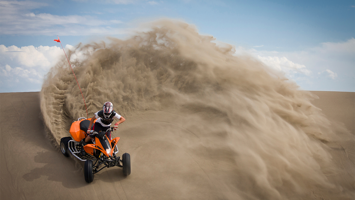 ATV riding the Oregon Dunes.