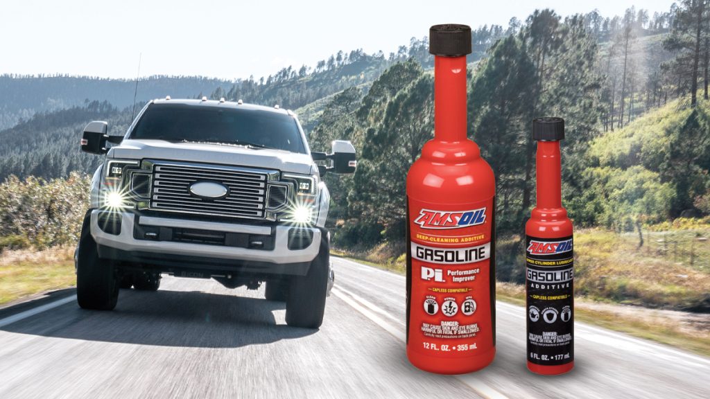 AMSOIL P.i. and Upper Cylinder Lubricant deliver a fierce one-two punch against deposits and sludge.