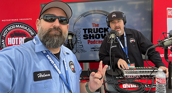 Lightning and Holman of the Truck Show Podcast.