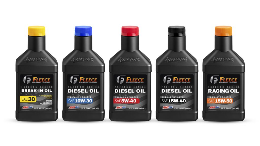 The Freedom Series Diesel Oil product line.