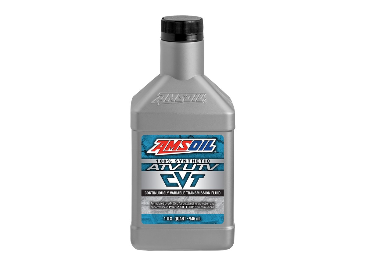 AMSOIL 100% Synthetic ATV/UTV Continuously Variable Transmission Fluid quart