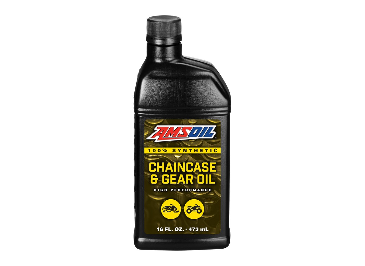 AMSOIL 100% Synthetic Chaincase & Gear Oil bottle
