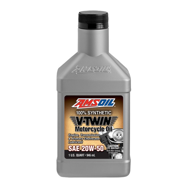 AMSOIL 100% Synthetic V-Twin Motorcycle Oil