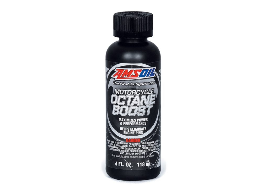 AMSOIL Motorcycle Octane Boost bottle
