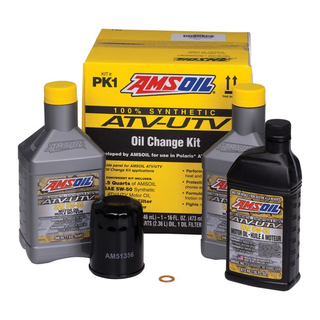 AMSOIL Oil-Change Kits for Polaris Vehicles