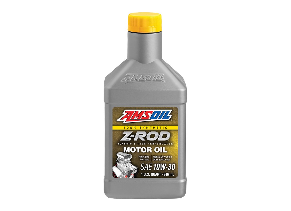AMSOIL high-zinc Z-ROD motor oil.
