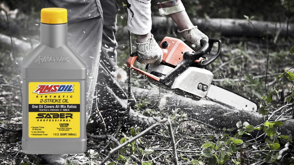 Chainsaw cutting brush